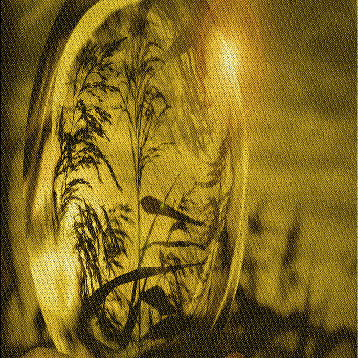 Machine Washable Transitional Orange Gold Rug, wshpat1563yw