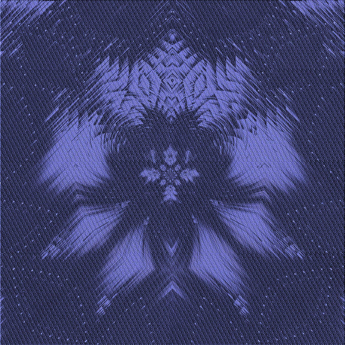 Round Machine Washable Transitional Royal Blue Rug, wshpat1564blu