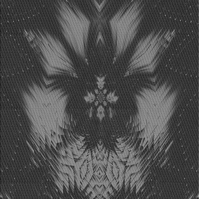 Machine Washable Transitional Charcoal Black Rug, wshpat1564gry