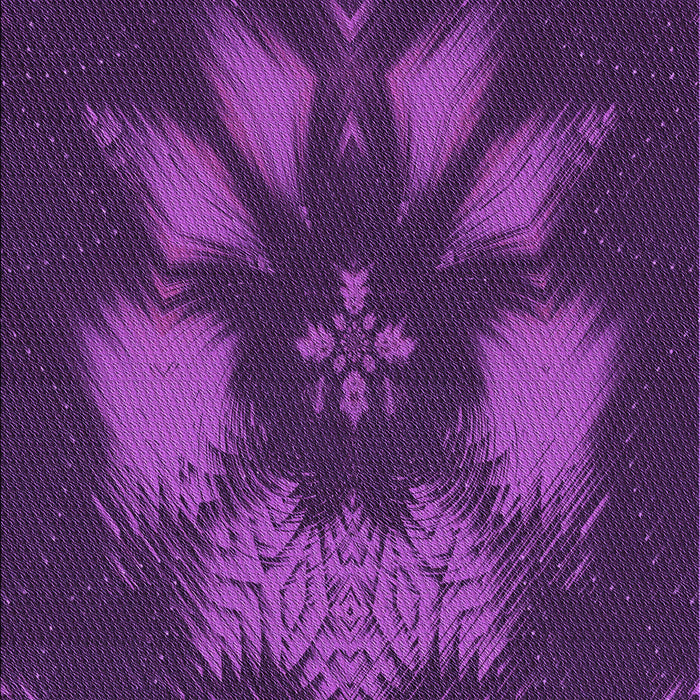 Patterned Dark Orchid Purple Rug, pat1564pur