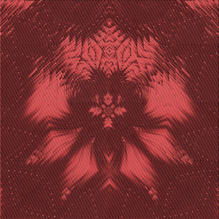 Round Machine Washable Transitional Red Rug, wshpat1564rd