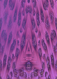 Machine Washable Transitional Medium Violet Red Pink Rug, wshpat1565pur