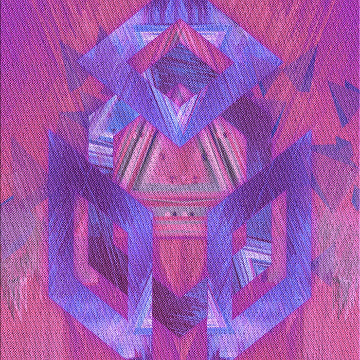 Machine Washable Transitional Magenta Pink Rug, wshpat1566pur