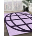 Machine Washable Transitional Purple Rug in a Family Room, wshpat1567pur