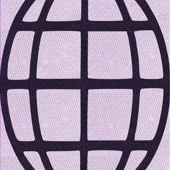 Machine Washable Transitional Purple Rug, wshpat1567pur