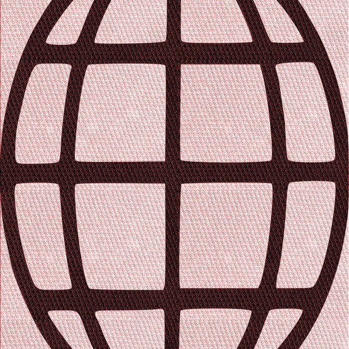 Patterned Brown Red Rug, pat1567rd