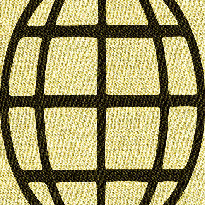 Patterned Mustard Yellow Rug, pat1567yw