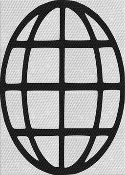 Patterned Light Black Novelty Rug, pat1567
