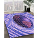 Machine Washable Transitional Amethyst Purple Rug in a Family Room, wshpat1568pur