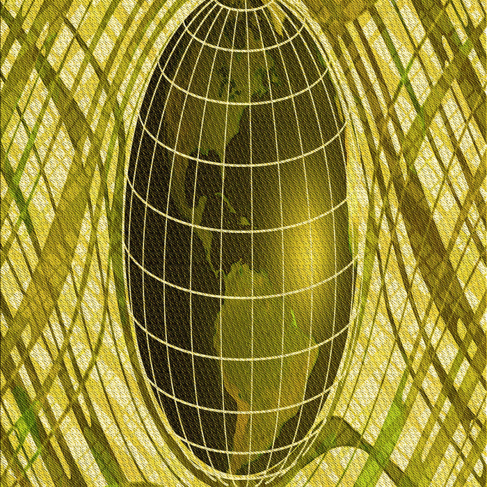 Patterned Dark Bronze Brown Rug, pat1568yw