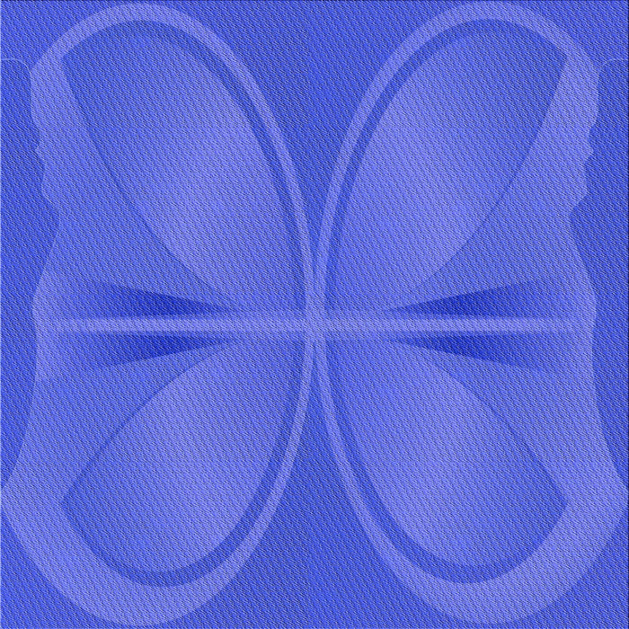 Round Patterned Light Slate Blue Rug, pat1569blu