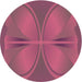 Square Patterned Pink Violet Pink Rug, pat1569brn