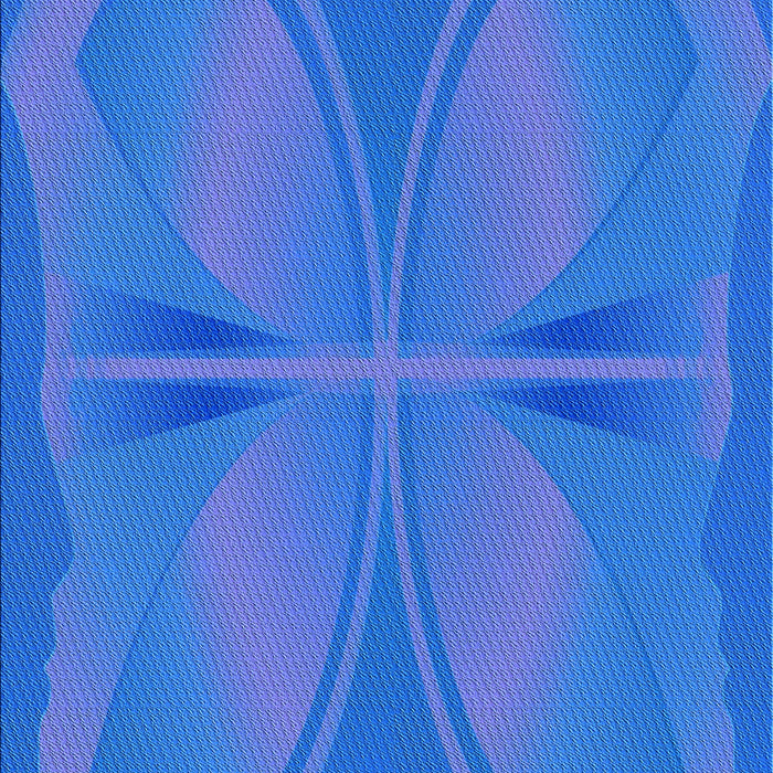 Patterned Blue Rug, pat1569lblu