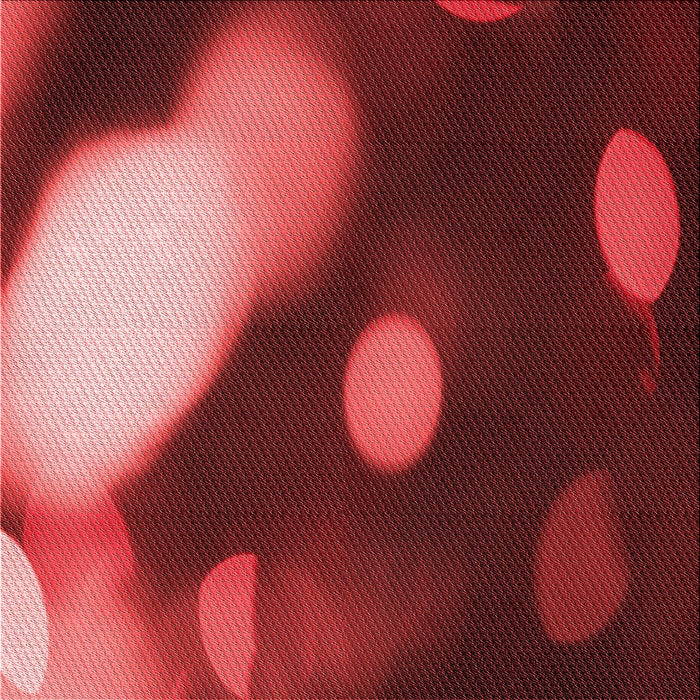 Round Patterned Red Rug, pat157rd