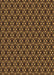 Patterned Red Rug, pat1570brn