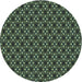 Square Patterned Charcoal Black Rug, pat1570lblu