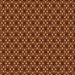 Round Patterned Orange Rug, pat1570org