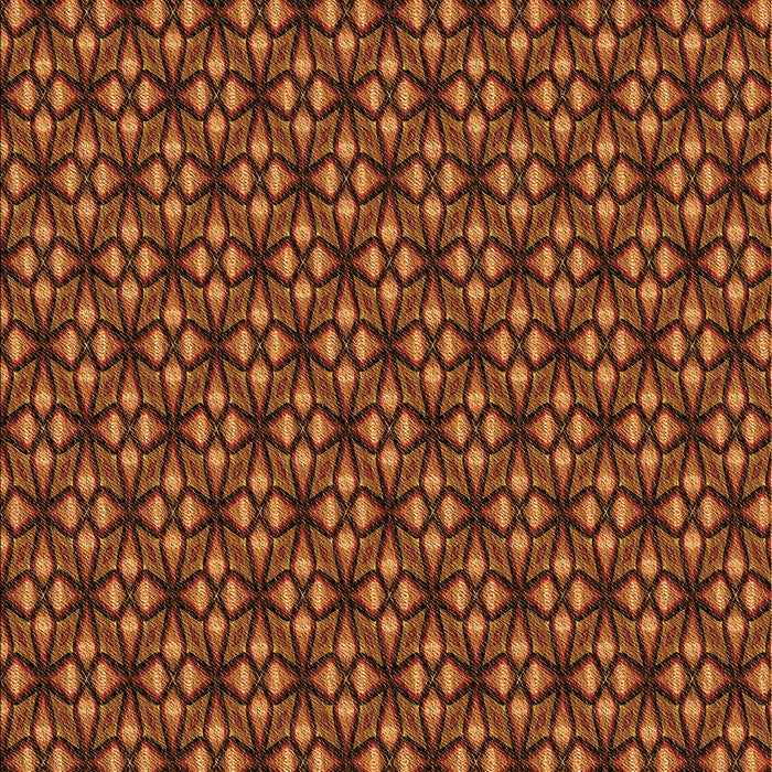 Patterned Orange Rug, pat1570org