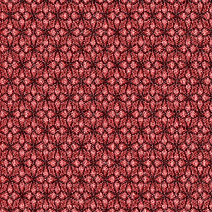 Round Patterned Red Rug, pat1570rd