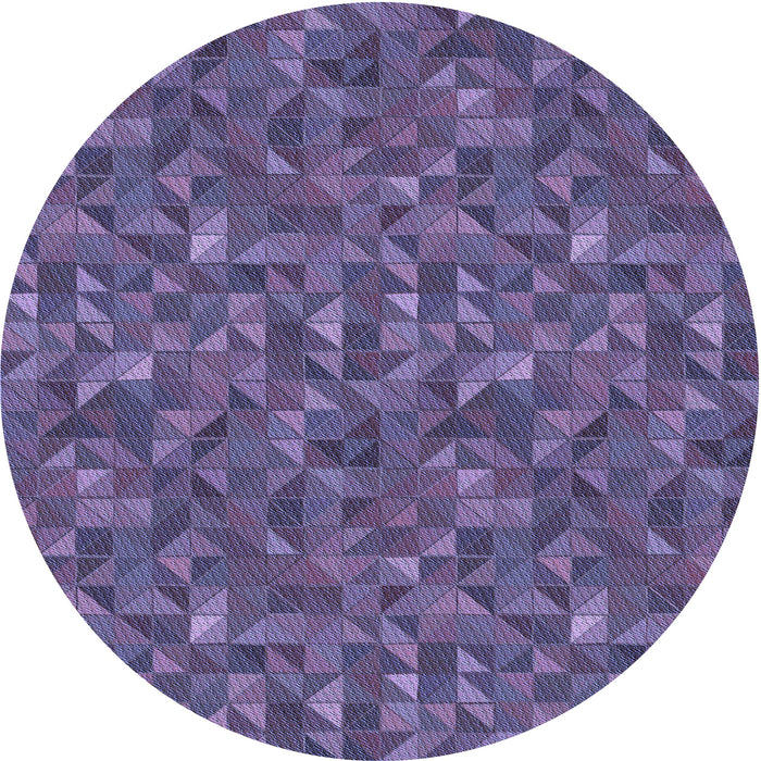 Square Patterned Light Purple Rug, pat1571blu