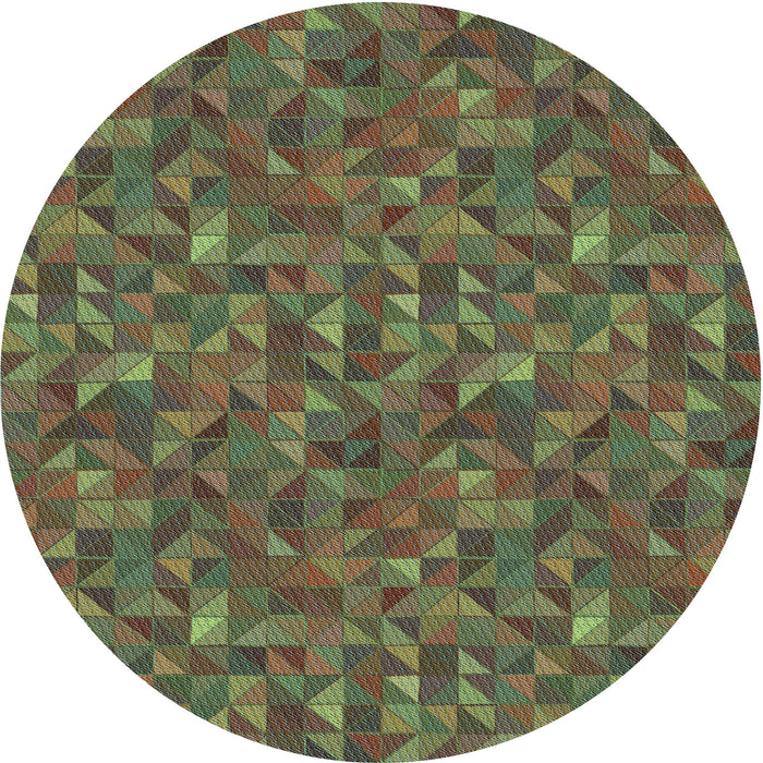 Square Patterned Sepia Brown Rug, pat1571lblu