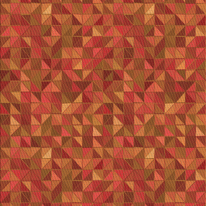 Patterned Orange Red Orange Rug, pat1571org