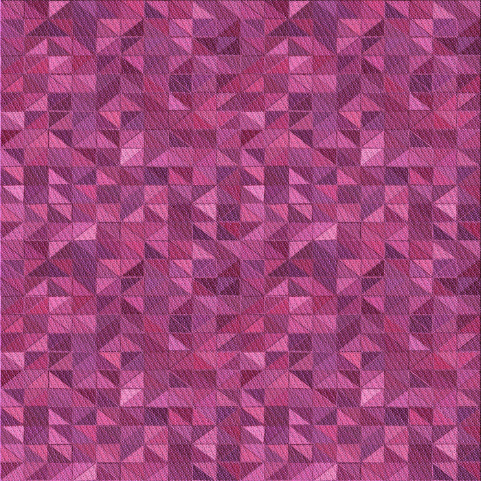 Round Patterned Neon Pink Rug, pat1571pur