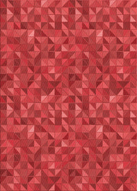 Machine Washable Transitional Red Rug, wshpat1571rd