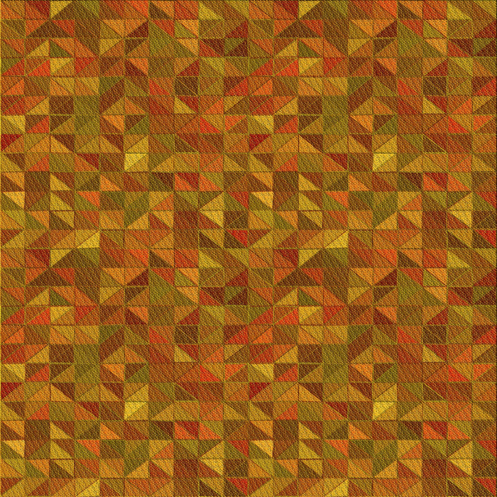 Round Patterned Orange Rug, pat1571yw