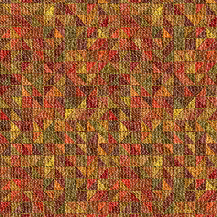 Patterned Orange Novelty Rug, pat1571