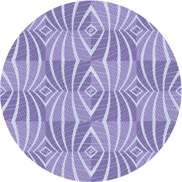 Square Patterned Blue Rug, pat1572blu