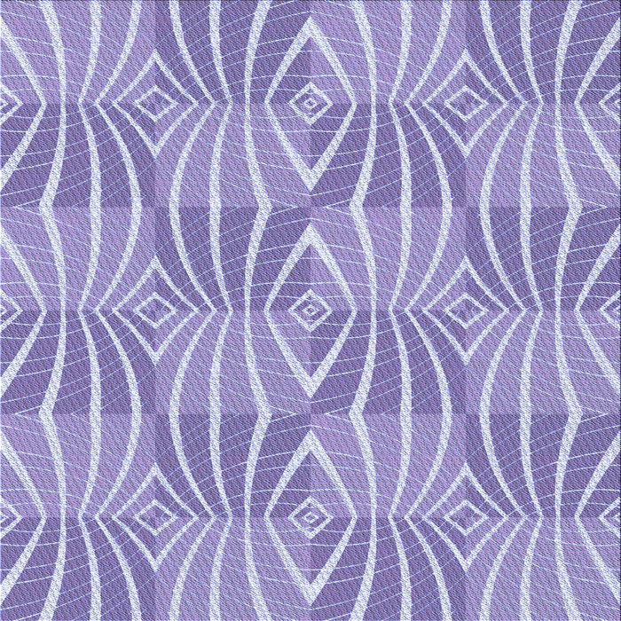 Round Machine Washable Transitional Blue Rug, wshpat1572blu