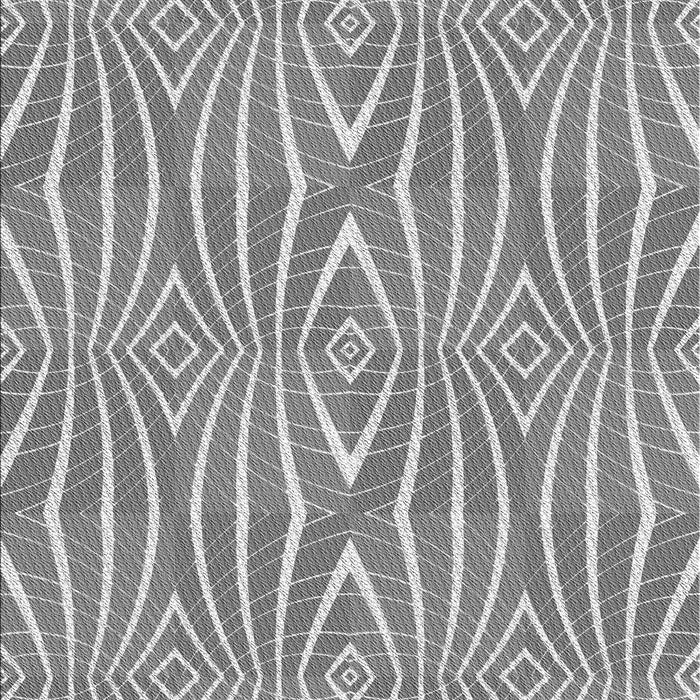 Patterned Smokey Gray Rug, pat1572gry