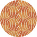 Square Machine Washable Transitional Yellow Orange Rug in a Living Room, wshpat1572org