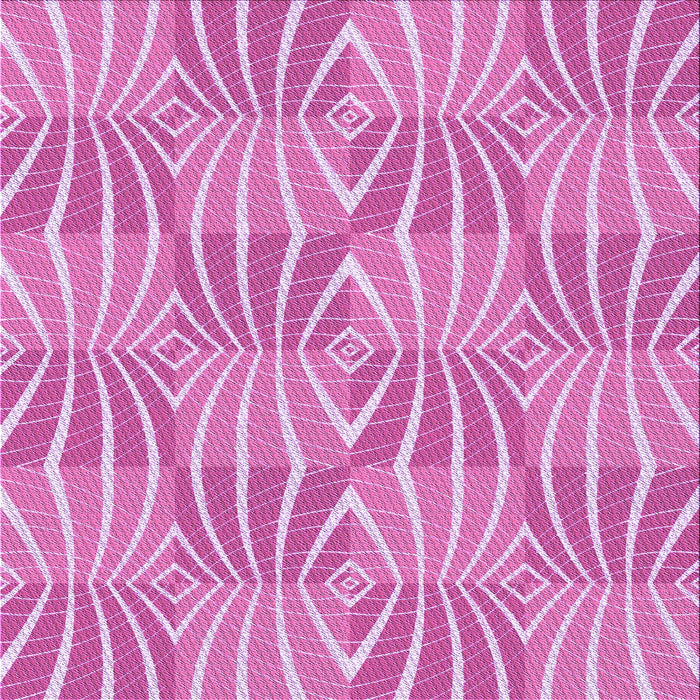 Round Patterned Violet Purple Rug, pat1572pur