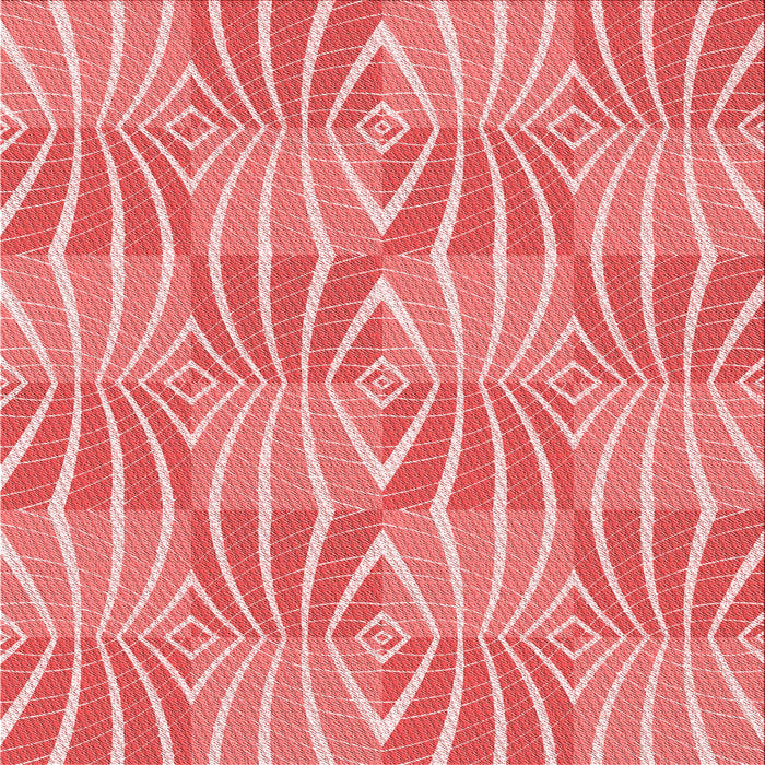 Round Machine Washable Transitional Light Salmon Pink Rug, wshpat1572rd