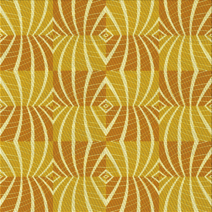 Round Machine Washable Transitional Neon Orange Rug, wshpat1572yw