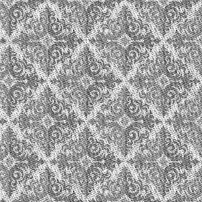 Round Machine Washable Transitional Gray Rug, wshpat1573gry