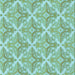 Round Patterned Aquamarine Green Rug, pat1573lblu