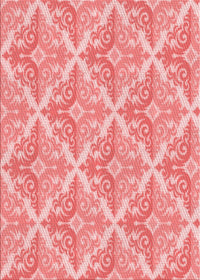 Machine Washable Transitional Pastel Pink Rug, wshpat1573rd