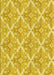 Patterned Yellow Rug, pat1573yw