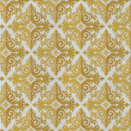Square Patterned Khaki Gold Novelty Rug, pat1573