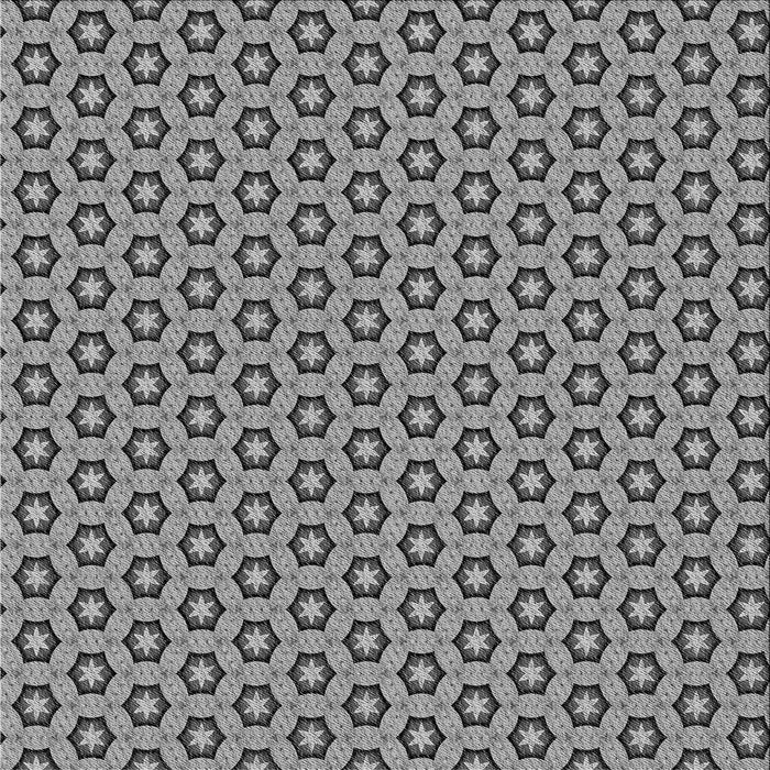 Round Patterned Dark Gray Rug, pat1574gry