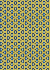 Machine Washable Transitional Yellow Rug, wshpat1574