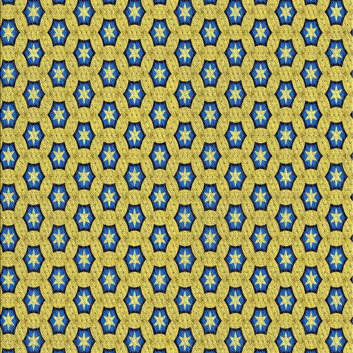 Machine Washable Transitional Yellow Rug, wshpat1574