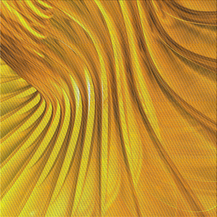 Square Patterned Deep Yellow Novelty Rug, pat1575