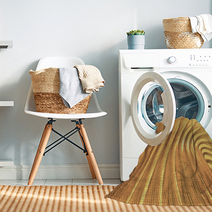 Machine Washable Transitional Sedona Brown Rug in a Washing Machine, wshpat1576brn