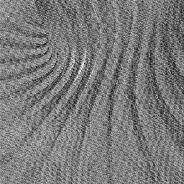 Round Patterned Ash Gray Rug, pat1576gry