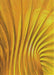 Machine Washable Transitional Deep Yellow Rug, wshpat1576