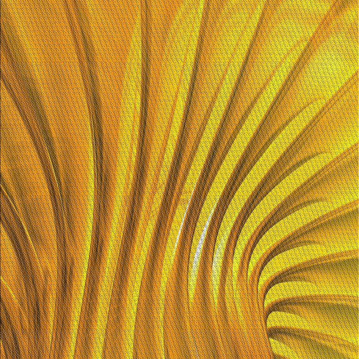 Machine Washable Transitional Deep Yellow Rug, wshpat1576